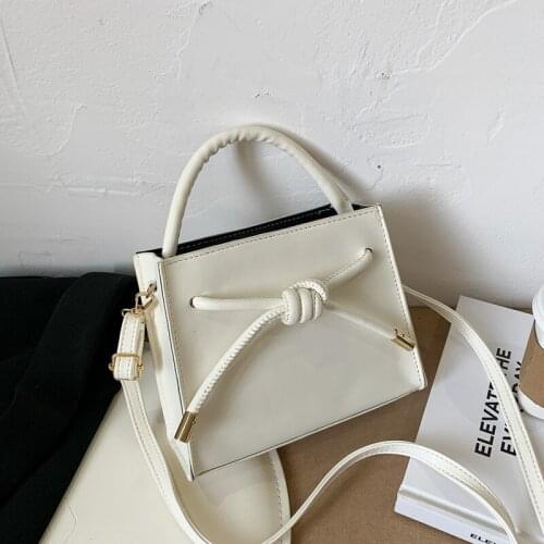 Hand-held small bag female bag trendy Korean style fashion texture temperament messenger bag shoulder simple small square bag