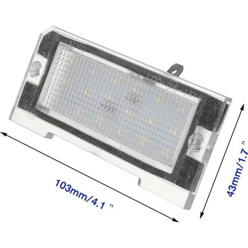 LED License Number Plate Light Lamp For Land Rover Freelander 1 1998 1999 2000 2001 2002 2003 2004 2005 2006
