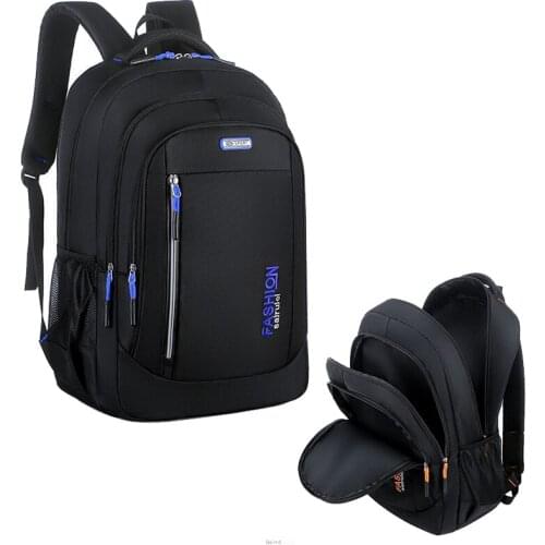 Large Capacity Men Backpack for Teenage Boys School Bags Nylon Multifunctional Pocket Student Back Pack Male 2021