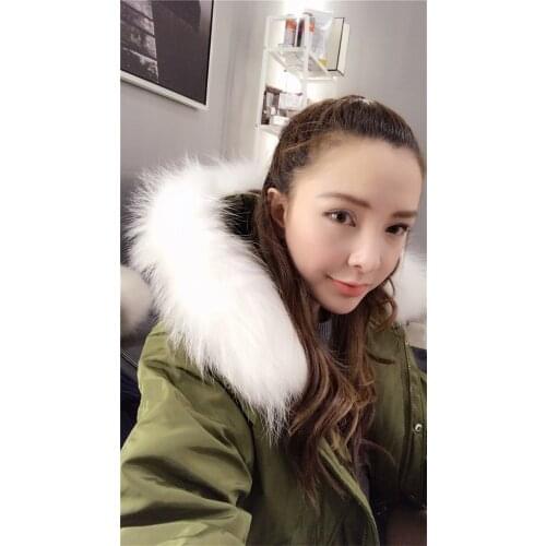 Winter Womens Fashion Coat Female Warm White Duck Down Jacket Fur Collar Hooded Ladies Coats Slim Parkas Casacos WXF336 s