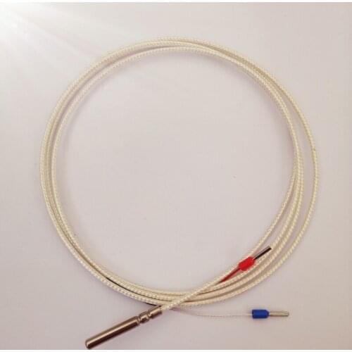 1.5 meters PT1000 Temperature Sensor 2 Wire with PTFE Coated 1.5M Wire Probe 30mm*4mm Length*Dia. 0-108 centigrade iSentrol