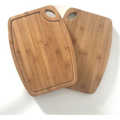 1.9cm Thick Bamboo cutting board with groove 2PCS/set