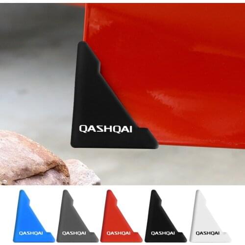 2pcs Car Exterior Decoration Door Corner Cover Anti-collision Sticker for Nissan QASHQAI 2005 2008-2020 Auto Accessories