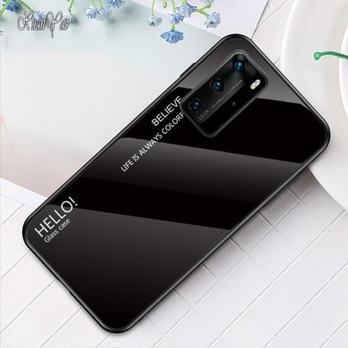 XUANYAO Cover For Huawei P10 P20 P30 P40 Pro Plus Case Soft Frame Back Coque For Huawei P10 P20 P30 P40 Lite E Case Glass Hard