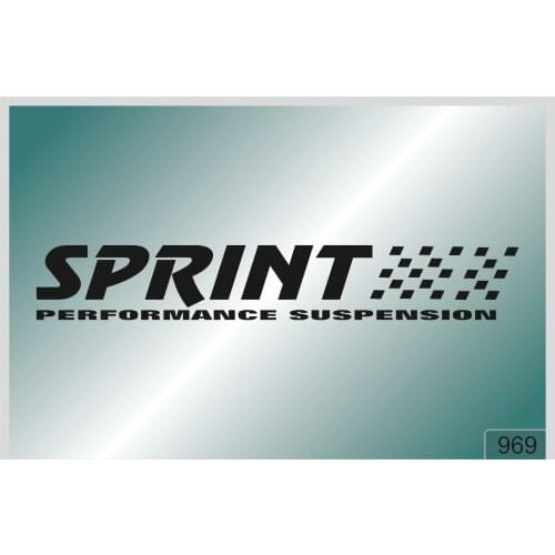 For SPRINT PEFORMANCE SUSPENSION-2 pcs. stickers HIGH QUALITY diff. colors969