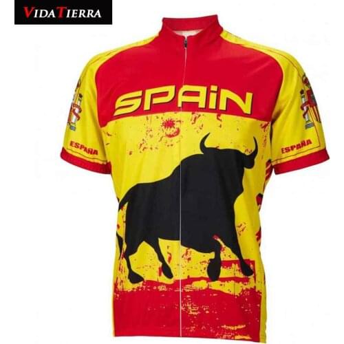 HOT 2 styles 2019 VIDATIERRA cycling jersey pro team Clothing Spain Maillot ciclismo downhill jersey Outdoor sports classic cool