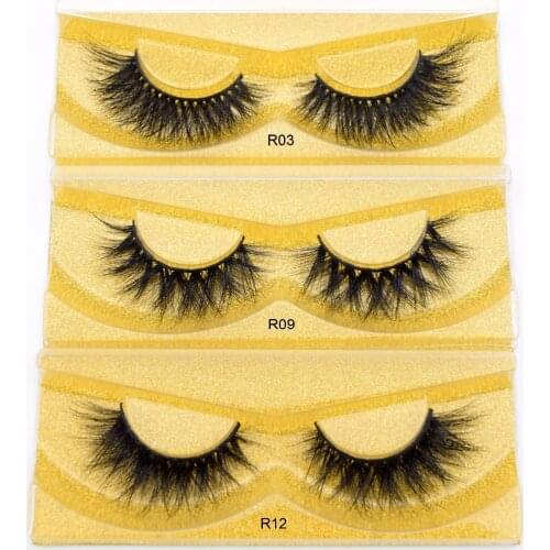 Visofree Mink Eyelashes 3D Mink Lashes Hand Made Fluttery False Eyelashes Cruelty Free Full Strip Lashes Makeup for Beauty