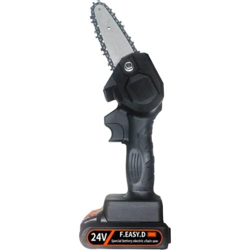 21V/24V Lithium Battery Electric Pruning Saw Rechargeable Woodworking One-handed Electric Saw Garden Logging Electric Chain Saw