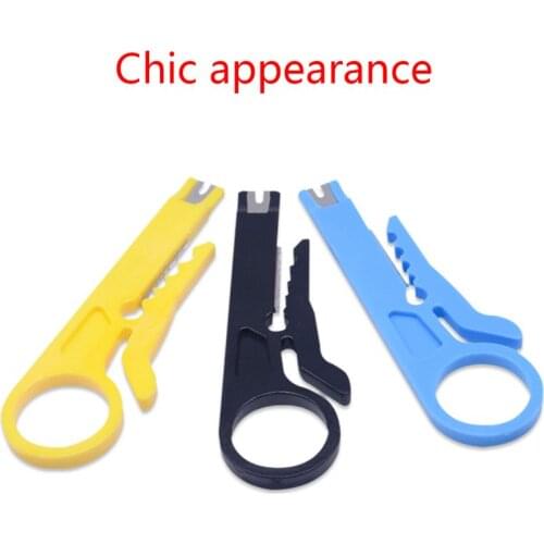 Mini Crimper Pliers Portable Wire Stripper Knife Cable Stripping Wire Cutter Tools Cut Line Pocket Multitool Crimping Tool