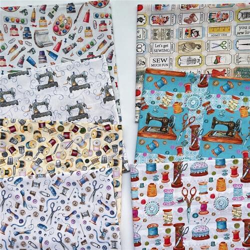 Tailor Button Tailoring machine palette Cotton Material Patchwork Sewing Fabrics Quilt DIY Cloth Sewing Pillow mask clothes
