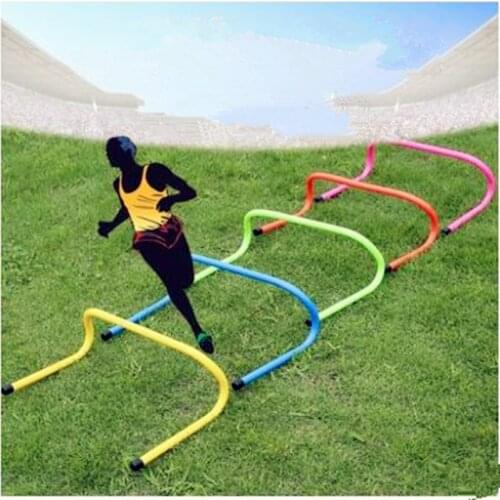 Soccer Hurdle Football Traning Barrier Frame Height Adjustable15/23/30cm Football Soccer Speed Agility Hurdle 5Colours Available