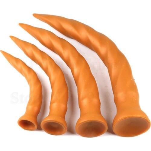 4 Sizes Super Soft Silicone Butt Plug 21inch Male Prostate Massage Gay Anal Masturbator Sex Toys For Men Women Huge Vagina Dildo