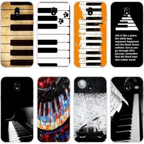 62H vintage piano Soft Silicone Tpu Cover phone Case for Samsung j3 j5 j7 2016 2017 a3 2016 a5 2017 a6 2018