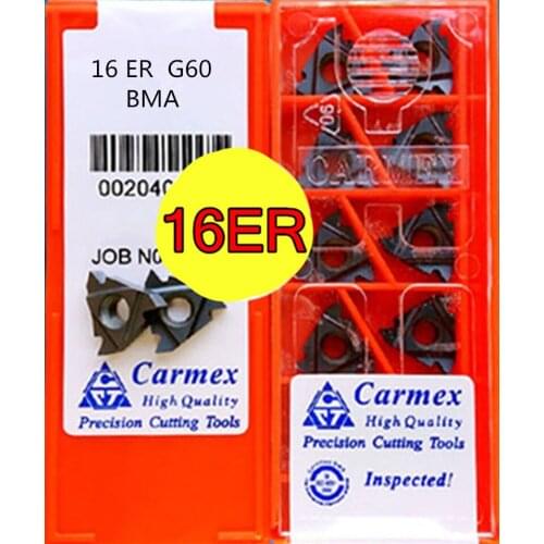 16ER G60 BMA 10pcs 50pcs 100pcs Carmex Carbide insert Processing: stainless steel and alloy steel, etc