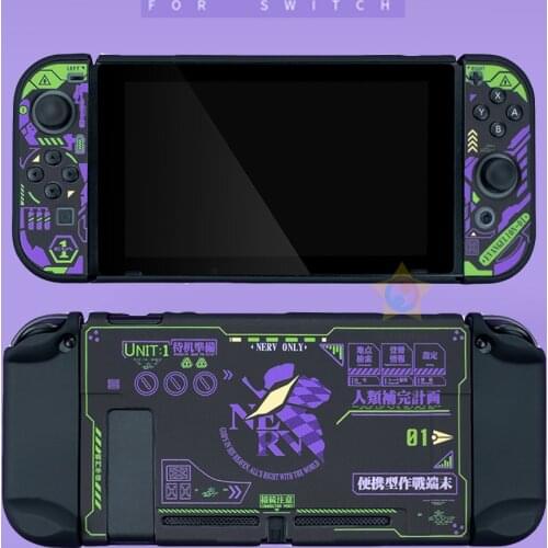 Protective Case For Nintend Switch JoyCons Controller Shell Hard Housing Full Cover Shell Game Console Colorful Cool Shell