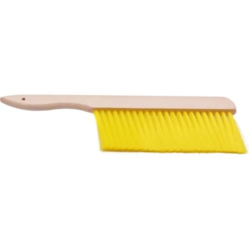 Yellow Nylon Hair Beech Wooden Bee Brushes Beekeeping Tools Beehive Brush Beginning Beekeepers Kits