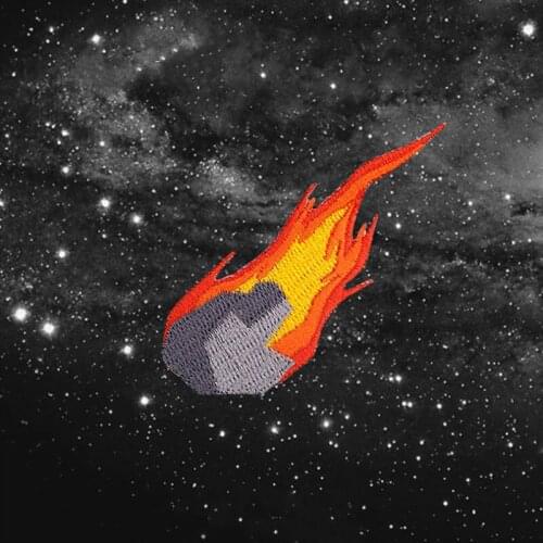 1Pcs Meteorolite Patches Iron On Embroidered Patch For Clothing Stick On Badge Paste For Clothes Jackets T-shirts Bags Pants