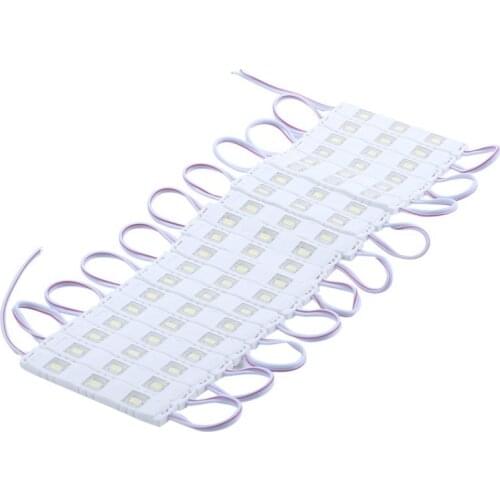 20Pc - 3 LED Module Strip Lights SMD 5730 12V Waterproof AD Sign Window:White