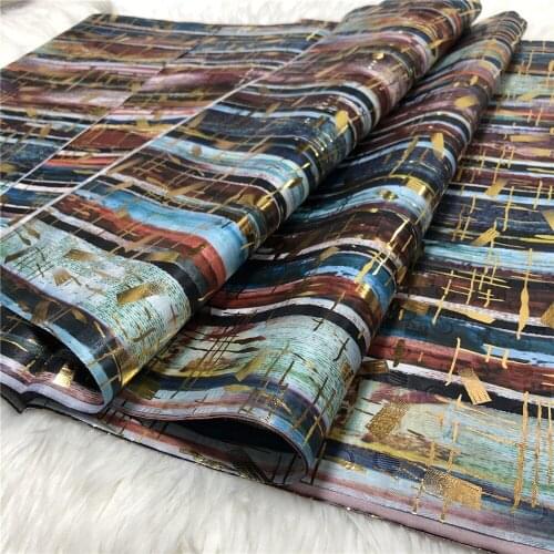 2021 Design GOLDEN Bazin Brocade lace Africa Party Garment Fabric New 5yards Gold Bazin Brocade Fabric African bazin 30