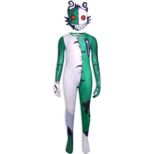 Kids Halloween Scp Foundation Cosplay Costumes Anime SCP -059 Children Costume Horror Clothing for Kids Boys Girls Party Clothes