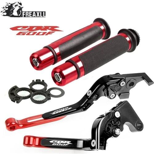 For HONDA CBR600F CBR 600F 1991-2007 1992 1993 1994 1995 Motorcycle CNC Brake Clutch Levers Handlebar Grip Handle Hand Grips Cap