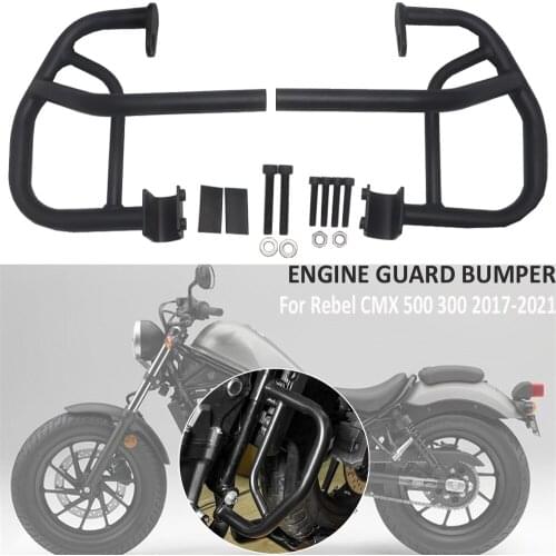 For Honda Rebel CMX 500 300 CMX500 CMX300 2017 2018 2019 2020 2021 Motorcycle Engine Guard Bumper Crash Bar Body Frame Protector