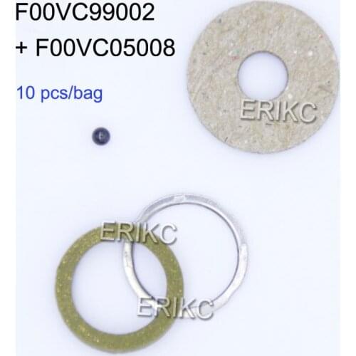 ERIKC common rail diesel ceramic ball repair kit F00VC99002 F00VC05008 fuel injector sealing rings ball 1.34mm 10pcs/bag