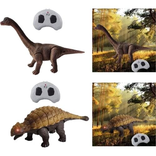 RC Dinosaur Robot Dinosaur RC Toys Roaring Sounds 360° Rotation Stunt