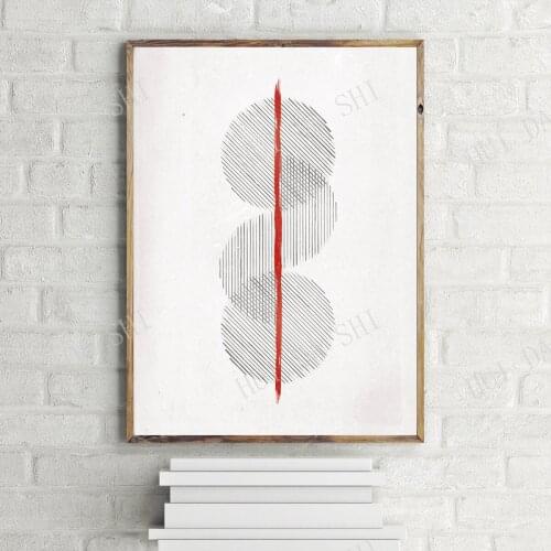 Mind Munch Geometric Art Poster, Minimalist Wall Decor Print