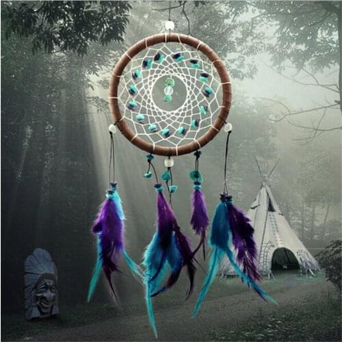 Beautiful Dream Catcher Dreamcatcher Feathers for Home Wall Decorations/Car Pendant