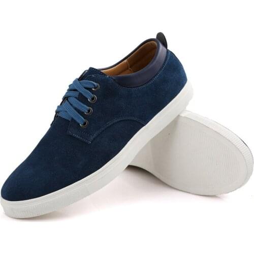 Fashion Size 38 39 40 41 42 43 44 46 47 48 49 MenS Suede Cowhide Male Leather Shoes Man Sneakers Spring Sport Casual Shoes 2021