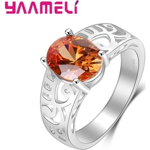 Micro Zirconia Rhinestone Paved Vintage 925 Sterling Silver Women Wedding Engagement Rings Fashion Ladies Jewelry