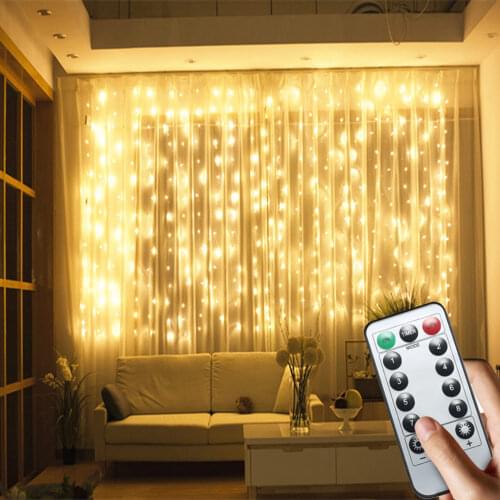 MJJC LED Garland Curtains