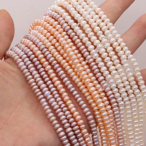 Natural Freshwater Pearls High Quality Pearl Punch Loose Bead for Jewelry Making DIY Necklace Bracelet Accessories Size 4-5mm