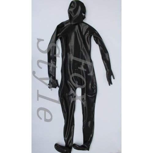 Latex full bodysuit close-fitting Jumpsuits catsuit