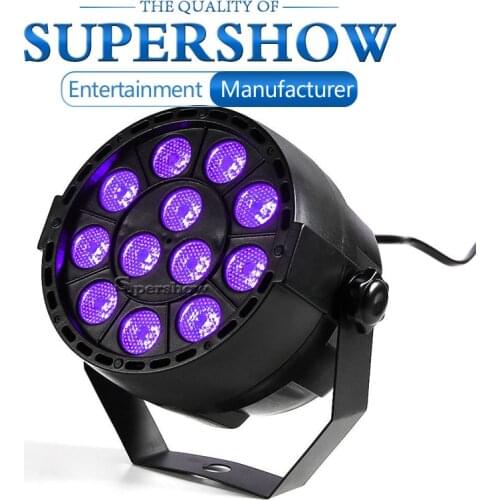 Professional commercial lighting 12*3W LED DMX Purple for KTV Bar Dance Hall Theater DJ Device