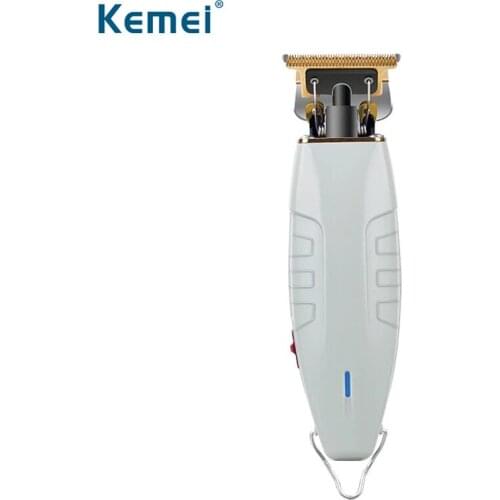 Kemei 1931 Professional T-Outliner Beard Hair Trimmer with T-Blade Mower Cutter for 0mm Outlining Dry-Shaving and Fading Clipper