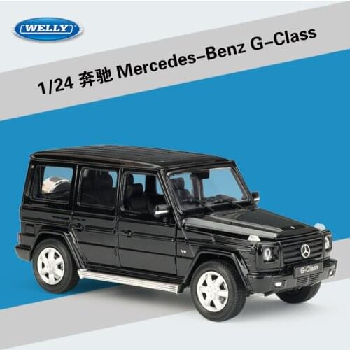 Welly 1:24 High Simulation Benz G-Class City SUV Cross Country Diecast Car Alloy Classic Model Car Toys For Boys Gift Collection