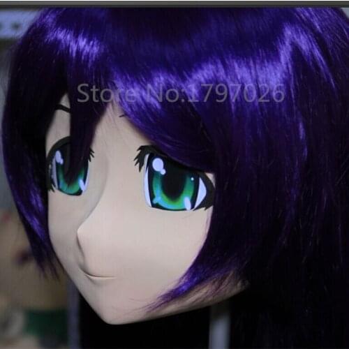 Top Quality Handmade Female Letax Full Head Mask Cosplay Kigurumi Crossdresser Japanese Anime Fetish Role Kigurumi Masks