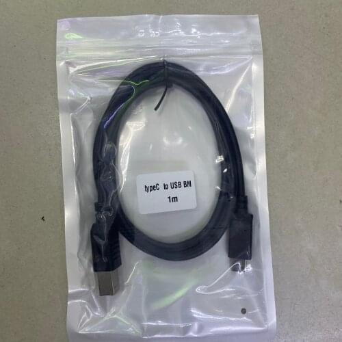 100pcs 1M USB 3.1 Type C to USB 3.0 B BM Cable Interface Data Transmission Connector for Phone Macbook Printer Hard Disk Scanner