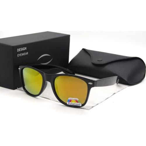 2019 New Fashion Ladies Polarizing Sunglasses UV400 Mens Glasses Classic Retro Brand Design Driving Sunglasses Oculos de sol