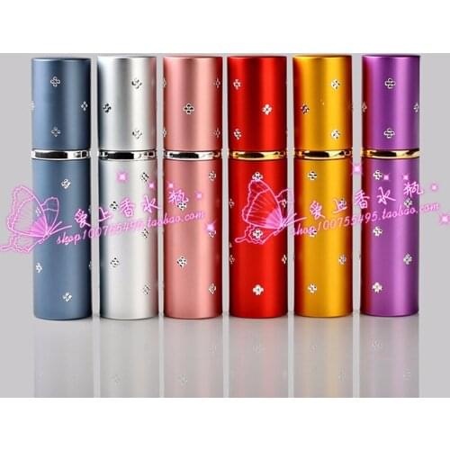 500pcs/lot Capacity 10ml wholesale Refillable Portable Mini perfume bottle &Traveler Aluminum Spray Atomizer Empty Parfum bottle