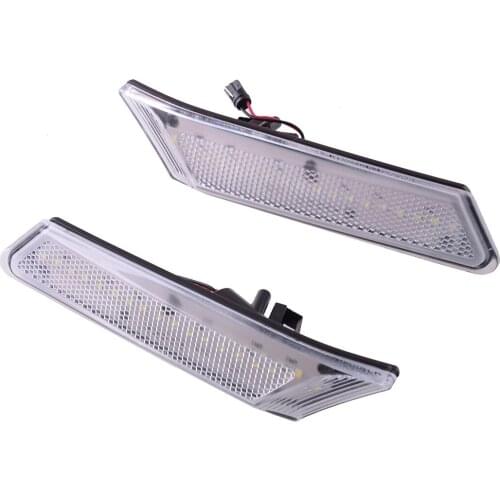 997631034 997631033 99763103301 99763103401 1 Pair LED Side Marker Fender Light Indicator Fit For Porsche 911 997 Clear