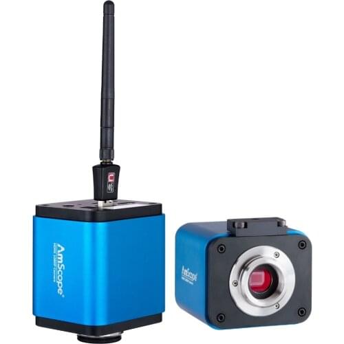 AmScope 1080p HDMI WiFi Digital C-Mount Camera for Standalone and PC Imaging HD202-MW