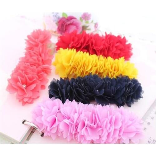 Free Shipping Diy Sewing Handmade Flowers Accessories Flower Hair Accessory Decoration Flower Material