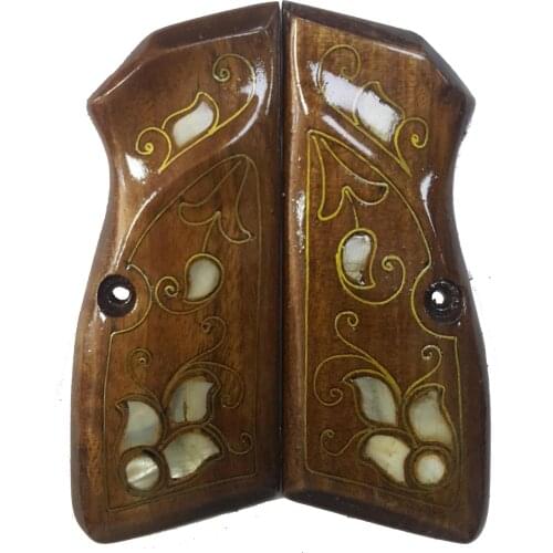 Browning Pearl Inlaid Wooden Grip Model 1