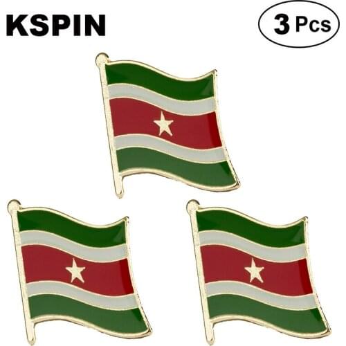 Suriname Lapel Pin Brooches Pins Flag badge Brooch Badges