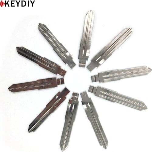 KEYDIY10 Pcs/lot Metal Blank Uncut Flip KD/JMD/VVDI Remote Replacement Key Blade 09# for Mazda 323 626 929