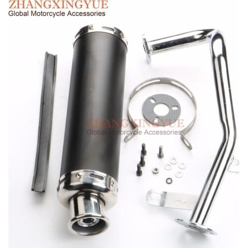 Scooter Performance Exhaust set for GY6 50cc QMB139 Moped ATV Go Kart Parts 4T