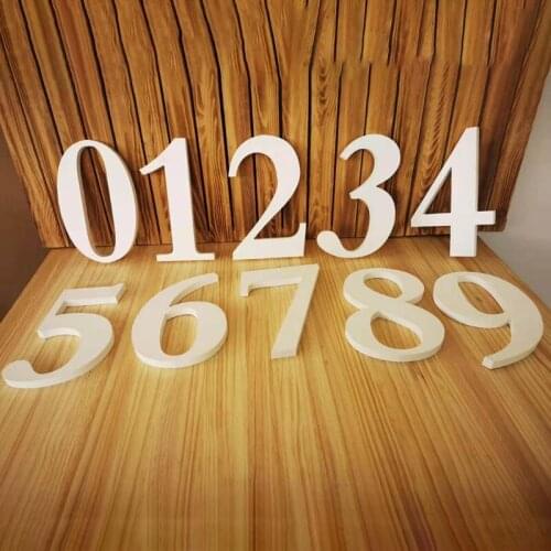 Premium Quality New 0-9 Wooden Number Baby Milestone Photography Props Shower Party Birthday Home Decorations Drop Shipping